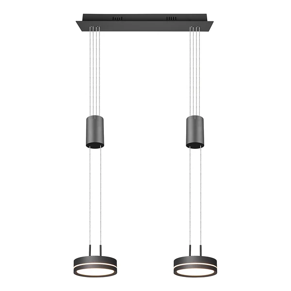 LED-Pendelleuchte Franklin - Aluminium - Flammenanzahl: 2 - Image 8