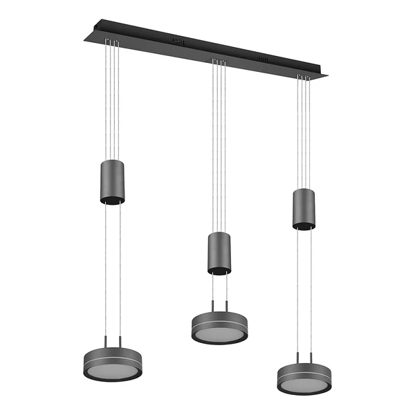 LED-Pendelleuchte Franklin - Aluminium - Flammenanzahl: 3 - Image 7