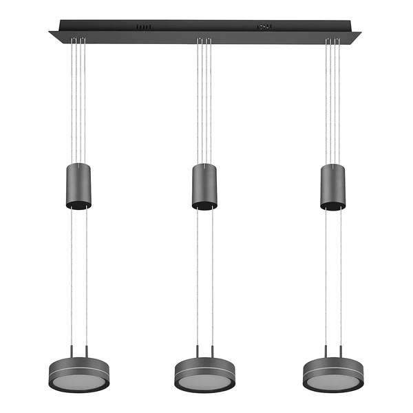 LED-Pendelleuchte Franklin - Aluminium - Flammenanzahl: 3 - Image 9