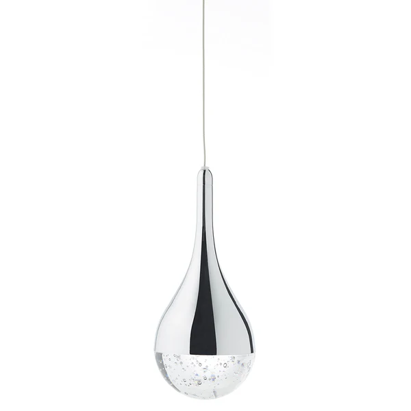 LED-Pendelleuchte Frizzante - Glas / Stahl - Flammenanzahl: 4 - Image 3