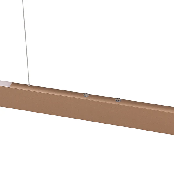 LED-Pendelleuchte Helios - Eisen - 1-flammig - Braun - Breite: 100 cm - Image 6