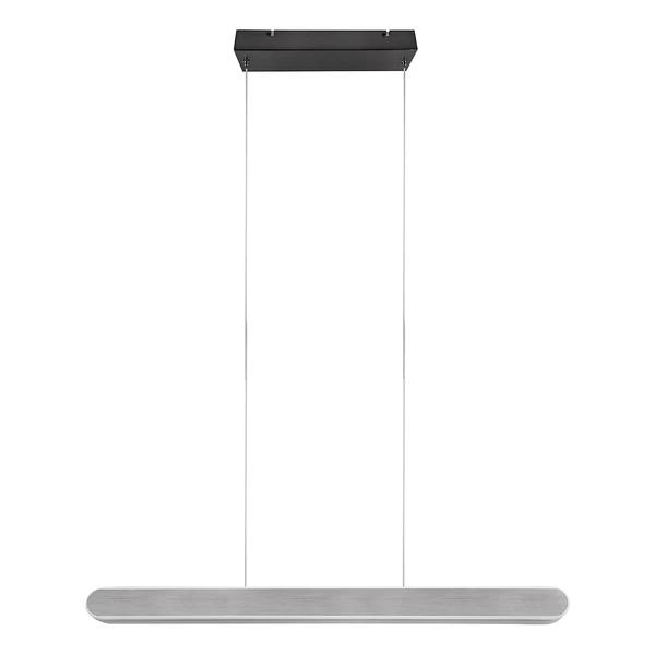LED-Pendelleuchte Helios - Eisen - 1-flammig - Silber - Breite: 130 cm - Image 11