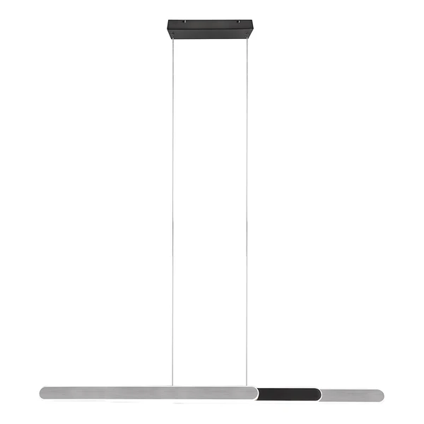 LED-Pendelleuchte Helios - Eisen - 1-flammig - Silber - Breite: 130 cm - Image 13