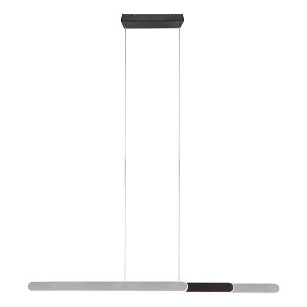 LED-Pendelleuchte Helios - Eisen - 1-flammig - Silber - Breite: 130 cm - Image 14