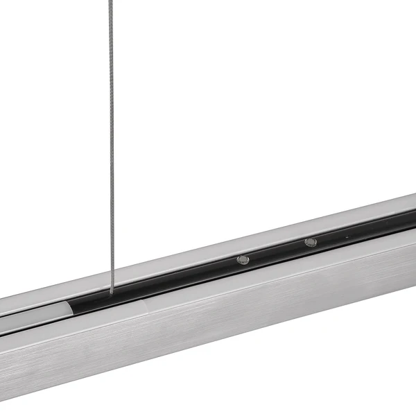 LED-Pendelleuchte Helios - Eisen - 1-flammig - Silber - Breite: 130 cm - Image 15