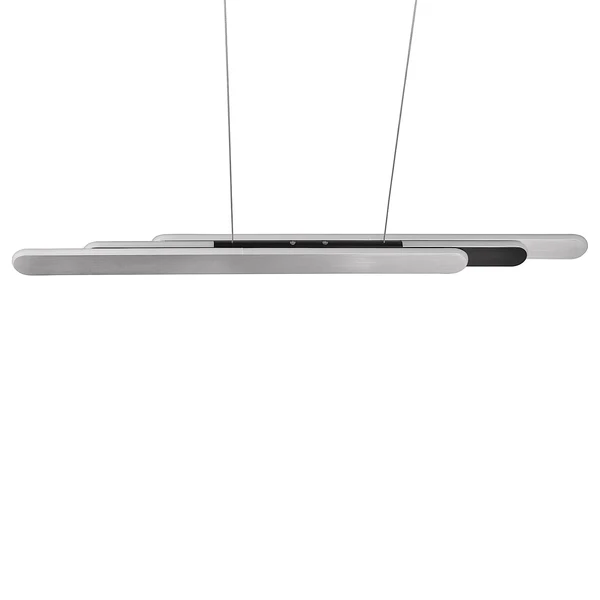 LED-Pendelleuchte Helios - Eisen - 1-flammig - Silber - Breite: 130 cm - Image 16