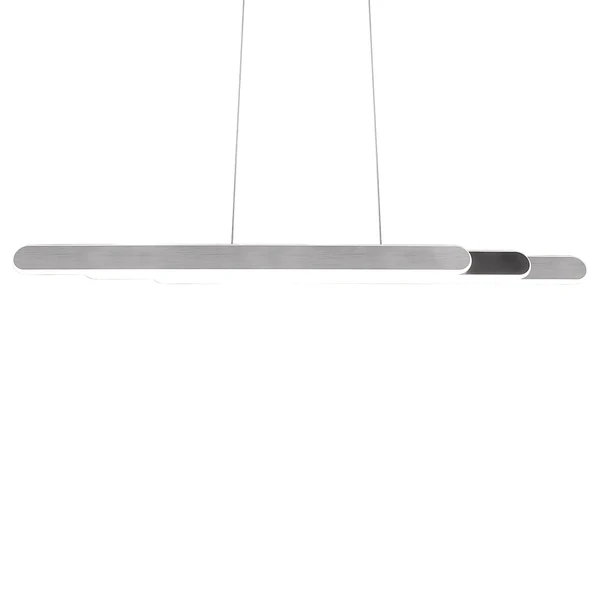 LED-Pendelleuchte Helios - Eisen - 1-flammig - Silber - Breite: 130 cm - Image 20