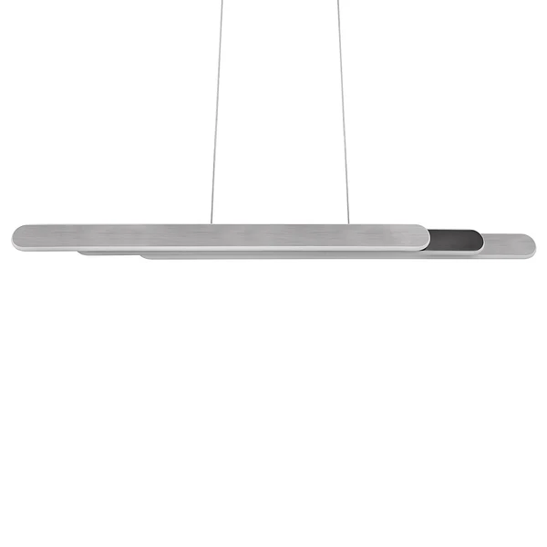 LED-Pendelleuchte Helios - Eisen - 1-flammig - Silber - Breite: 130 cm - Image 21
