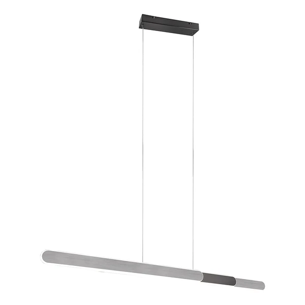 LED-Pendelleuchte Helios - Eisen - 1-flammig - Silber - Breite: 130 cm - Image 4