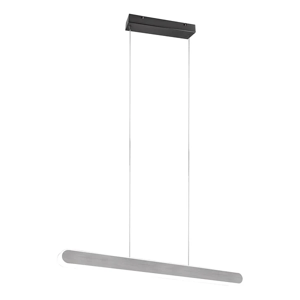 LED-Pendelleuchte Helios - Eisen - 1-flammig - Silber - Breite: 130 cm - Image 7