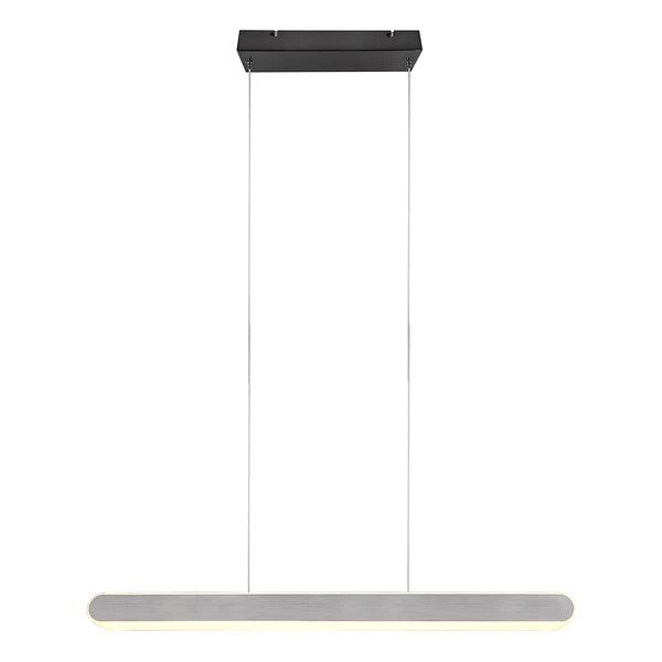 LED-Pendelleuchte Helios - Eisen - 1-flammig - Silber - Breite: 130 cm - Image 9