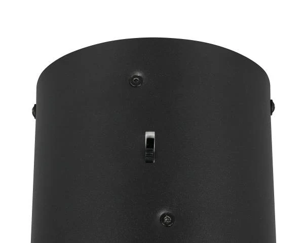 LED-Pendelleuchte Keaton - Polycarbonat / Eisen - 1-flammig - Schwarz - Durchmesser: 40 cm - Image 4