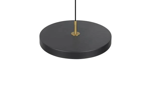 LED-Pendelleuchte Keaton - Polycarbonat / Eisen - 1-flammig - Schwarz - Durchmesser: 40 cm - Image 8