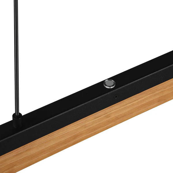 LED-Pendelleuchte Kerala - Kiefer massiv / Stahl - 1-flammig - Image 11