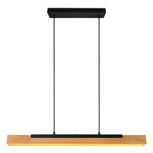 LED-Pendelleuchte Kerala - Kiefer massiv / Stahl - 1-flammig - Image 7
