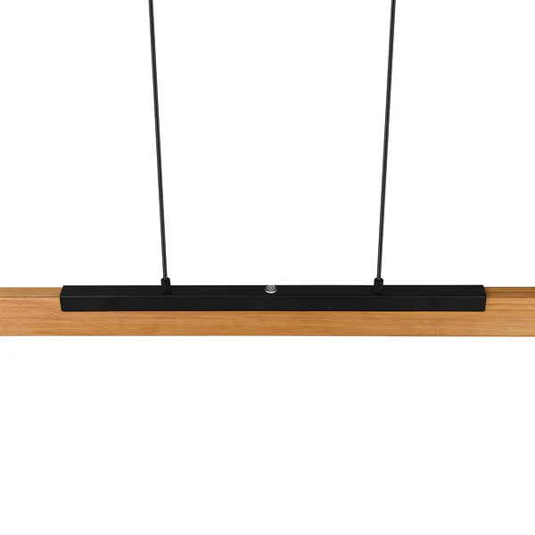 LED-Pendelleuchte Kerala - Kiefer massiv / Stahl - 1-flammig - Image 8