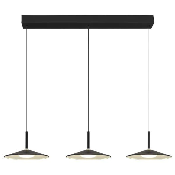 LED-Pendelleuchte Lampone Typ C - Eisen / Acrylglas - 1-flammig - Schwarz - Image 5