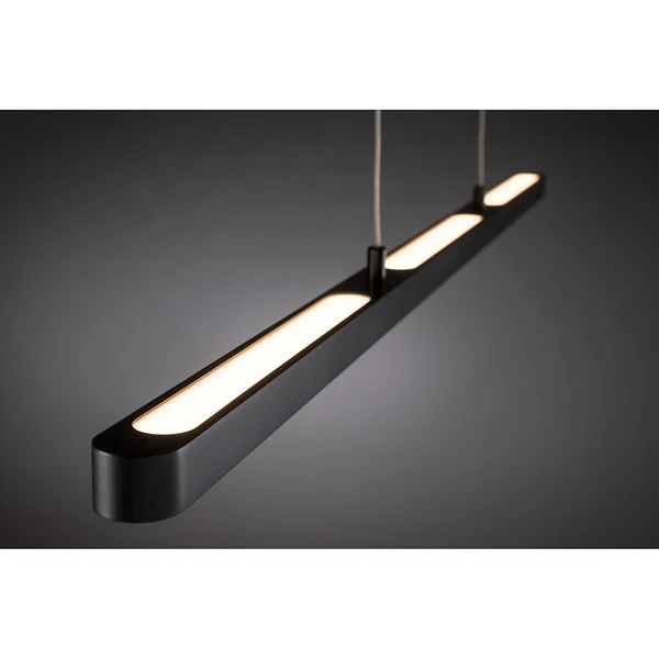 LED-Pendelleuchte Lento I - Aluminium / Gummibaum massiv - 1-flammig - Image 3