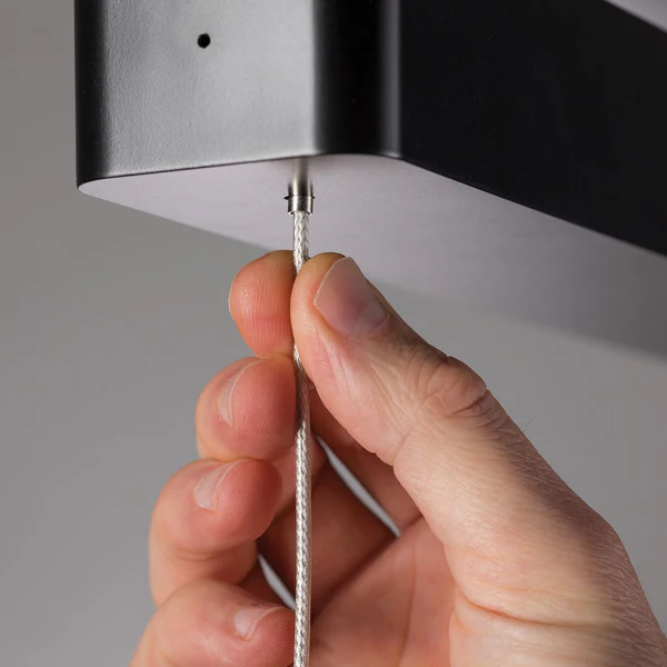 LED-Pendelleuchte Lento I - Aluminium / Gummibaum massiv - 1-flammig - Image 6