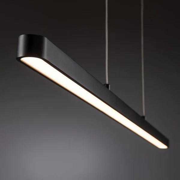 LED-Pendelleuchte Lento II - Aluminium / Gummibaum massiv - 1-flammig - Image 5