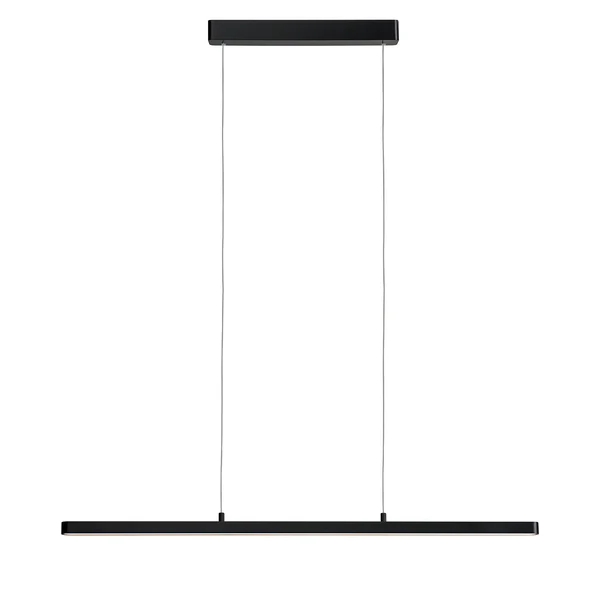 LED-Pendelleuchte Lento II - Aluminium / Gummibaum massiv - 1-flammig - Image 8