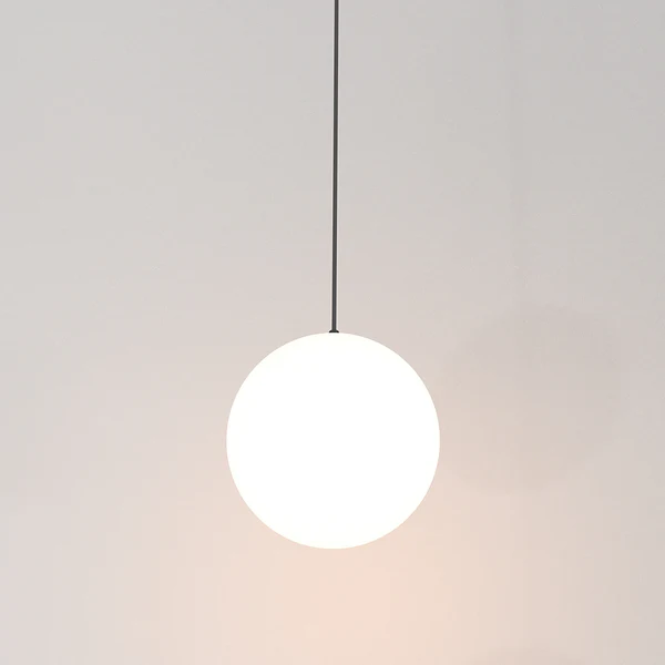 LED-Pendelleuchte Luna - Acrylglas / Aluminium - 1-flammig