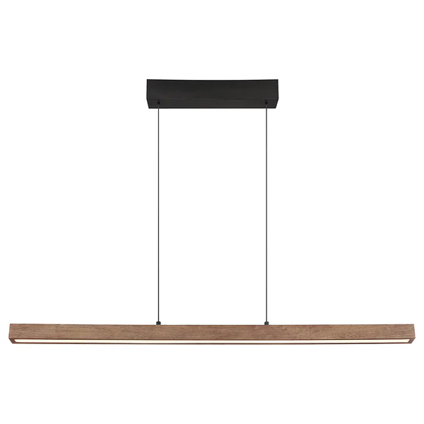 LED-Pendelleuchte Olivus - Acrylglas / Gummibaum massiv - 2-flammig - Image 6