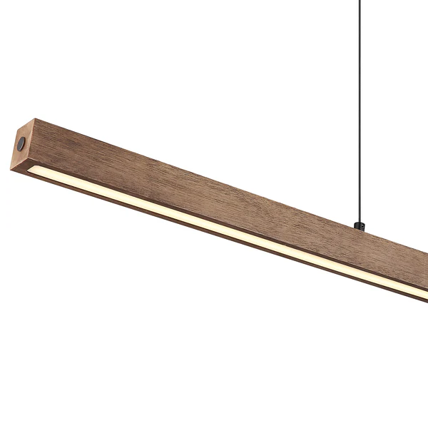 LED-Pendelleuchte Olivus - Acrylglas / Gummibaum massiv - 2-flammig - Image 7