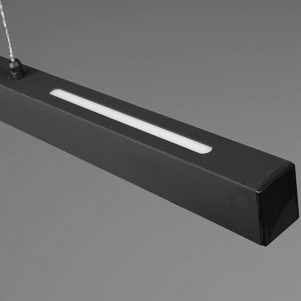 LED-Pendelleuchte Paros - Eisen - 1-flammig - Schwarz - Image 6