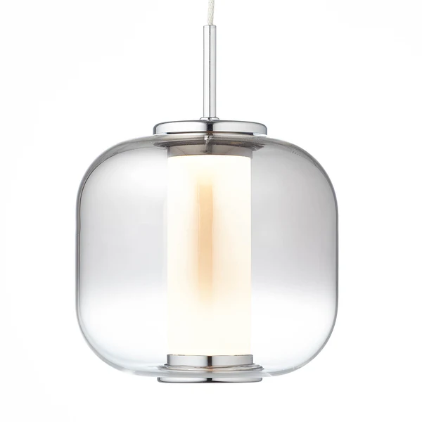 LED-Pendelleuchte Rafa I - Acrylglas / Edelstahl - 1-flammig