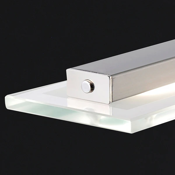 LED-Pendelleuchte Tenso - Glas / Eisen - 3-flammig - Matt Nickel - Breite: 64 cm - Image 4
