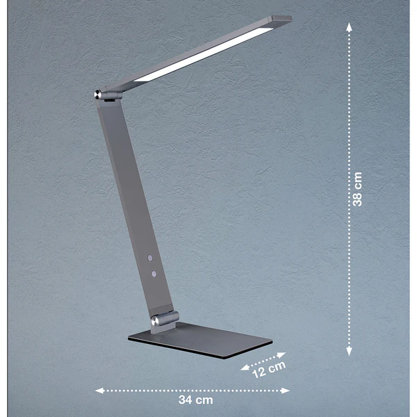LED-Schreibtischleuchte Geri I - Eisen - 1-flammig - Anthrazit - Image 4