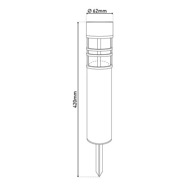 LED-Solar-Wegeleuchte Bobby 3er-Set - Edelstahl - Silber - 1-flammig - Image 10