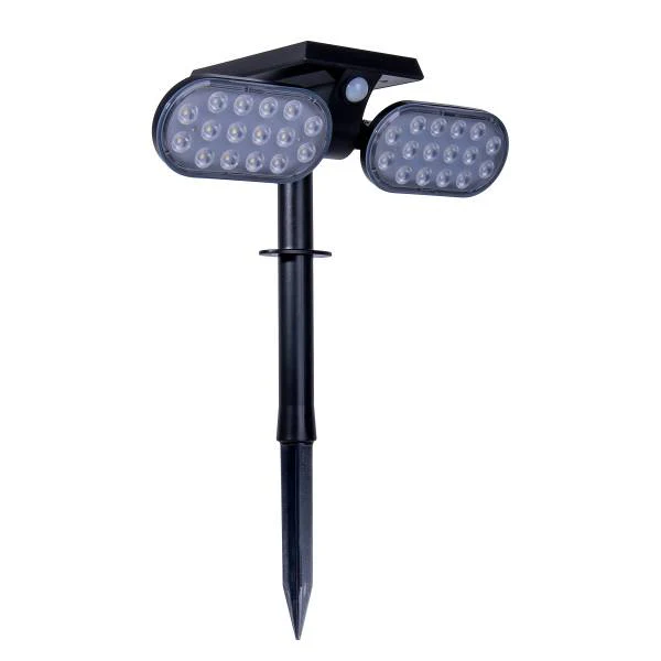 LED-Solar-Wegeleuchte Paco - Kunststoff - Schwarz - 2-flammig - Image 4