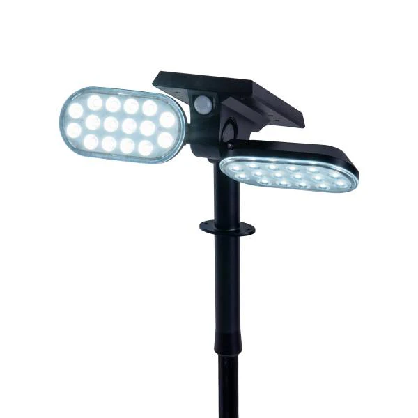 LED-Solar-Wegeleuchte Paco - Kunststoff - Schwarz - 2-flammig - Image 9