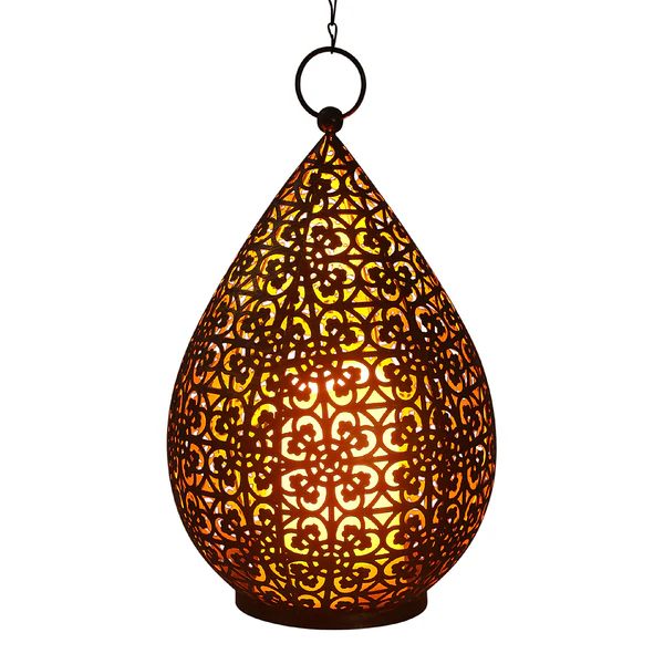 LED-Solarleuchte Binz - Eisen - Gold - Image 6