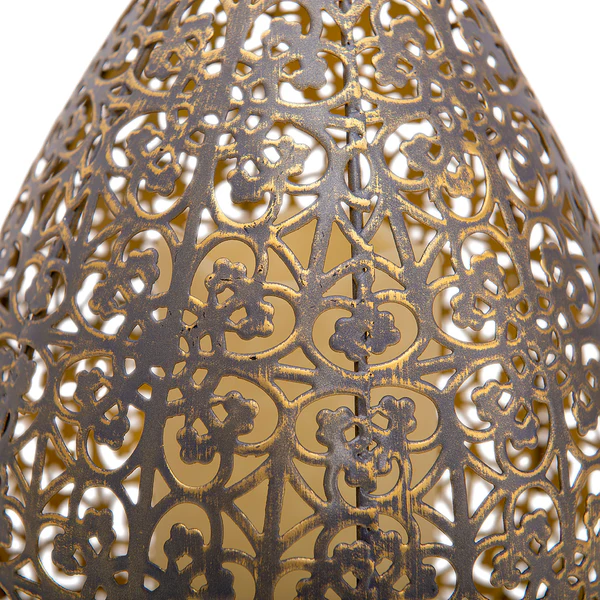 LED-Solarleuchte Binz - Eisen - Gold - Image 8