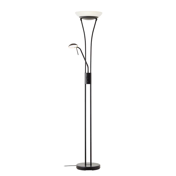 LED-Stehleuchte Finn - Satiniertes glas / Eisen - 1-flammig