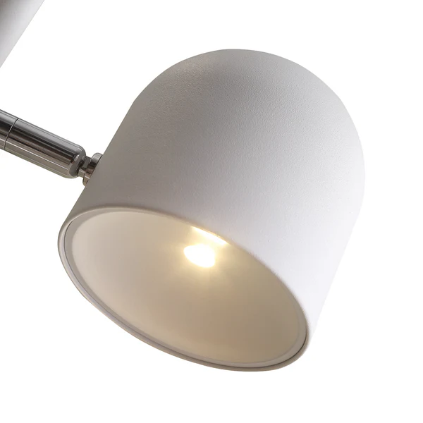 LED-Stehleuchte Jon - Eisen - 2-flammig - Weiß - Image 11