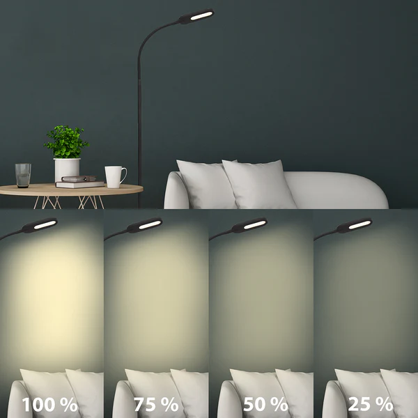 LED-Stehleuchte Office Step - Stahl - 1-flammig - Image 3