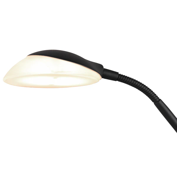 LED-Stehleuchte Orson - Glas / Aluminium - 2-flammig - Schwarz - Image 5