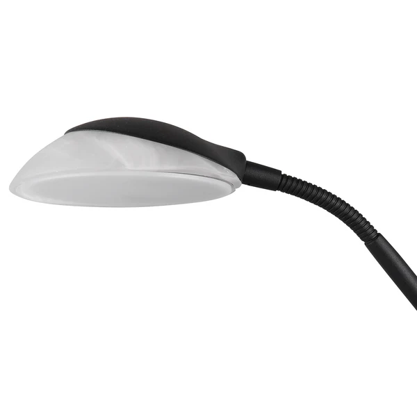 LED-Stehleuchte Orson - Glas / Aluminium - 2-flammig - Schwarz - Image 6