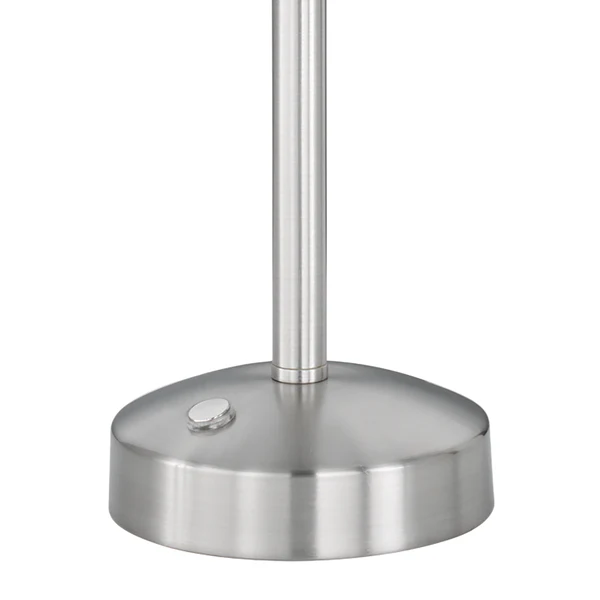 LED-Tischleuchte Donna - 1-flammig - Weiß / Silber - Image 3