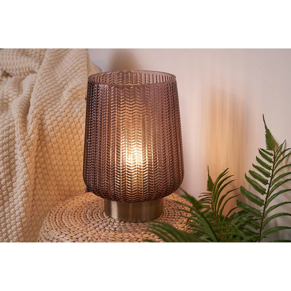 LED-Tischleuchte Fancy Glamour - Klarglas / Messing - 1-flammig - Image 3