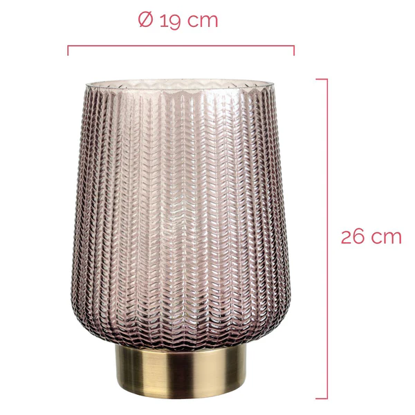 LED-Tischleuchte Fancy Glamour - Klarglas / Messing - 1-flammig - Image 8