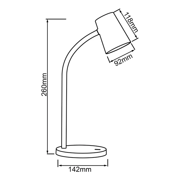 LED-Tischleuchte Illa - Acrylglas - 1-flammig - Image 5