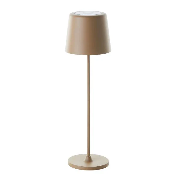 LED-Tischleuchte Kaami - Eisen / Kunststoff - 1-flammig - Cappuccino - 1er Set - Image 6