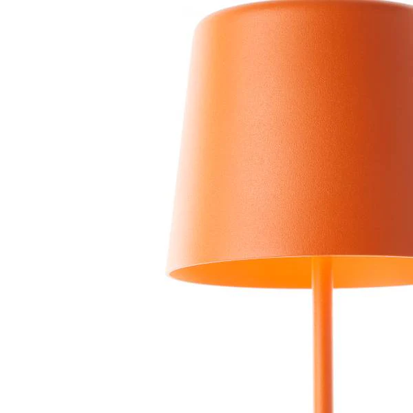 LED-Tischleuchte Kaami - Eisen / Kunststoff - 1-flammig - Orange - 2er Set - Image 12