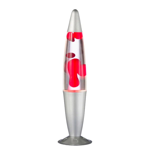 LED-Tischleuchte Lava I - Klarglas / Aluminium - 1-flammig