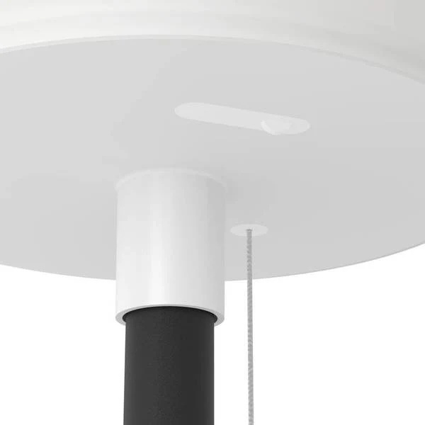 LED-Tischleuchte Montapalma Typ A - Stahl / Kunststoff - Schwarz / Weiß - 1-flammig - Image 3